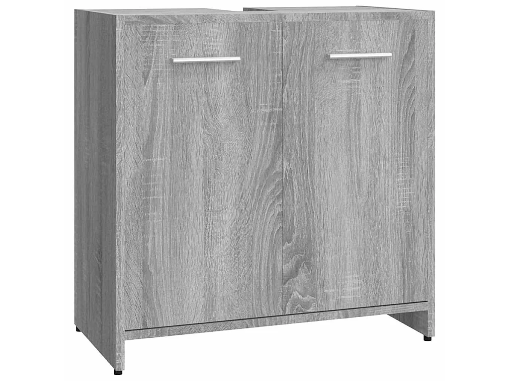 Armoire de bain Sonoma gris 60x33x60 cm Bois d'ingénierie