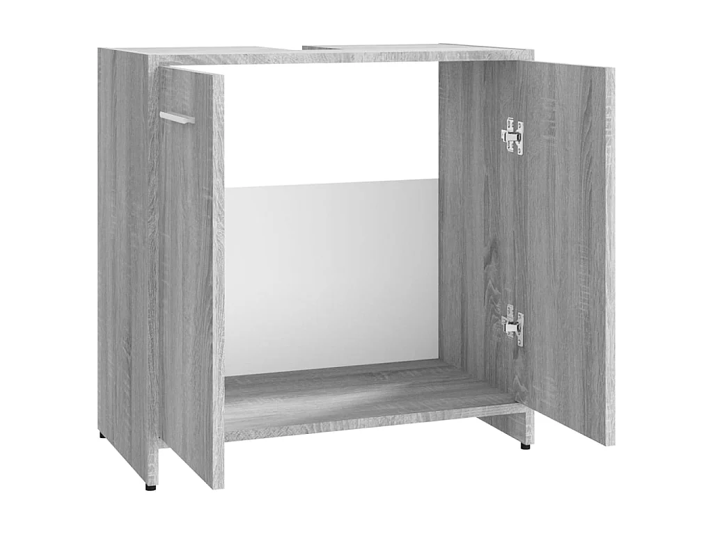 Armoire de bain Sonoma gris 60x33x60 cm Bois d'ingénierie