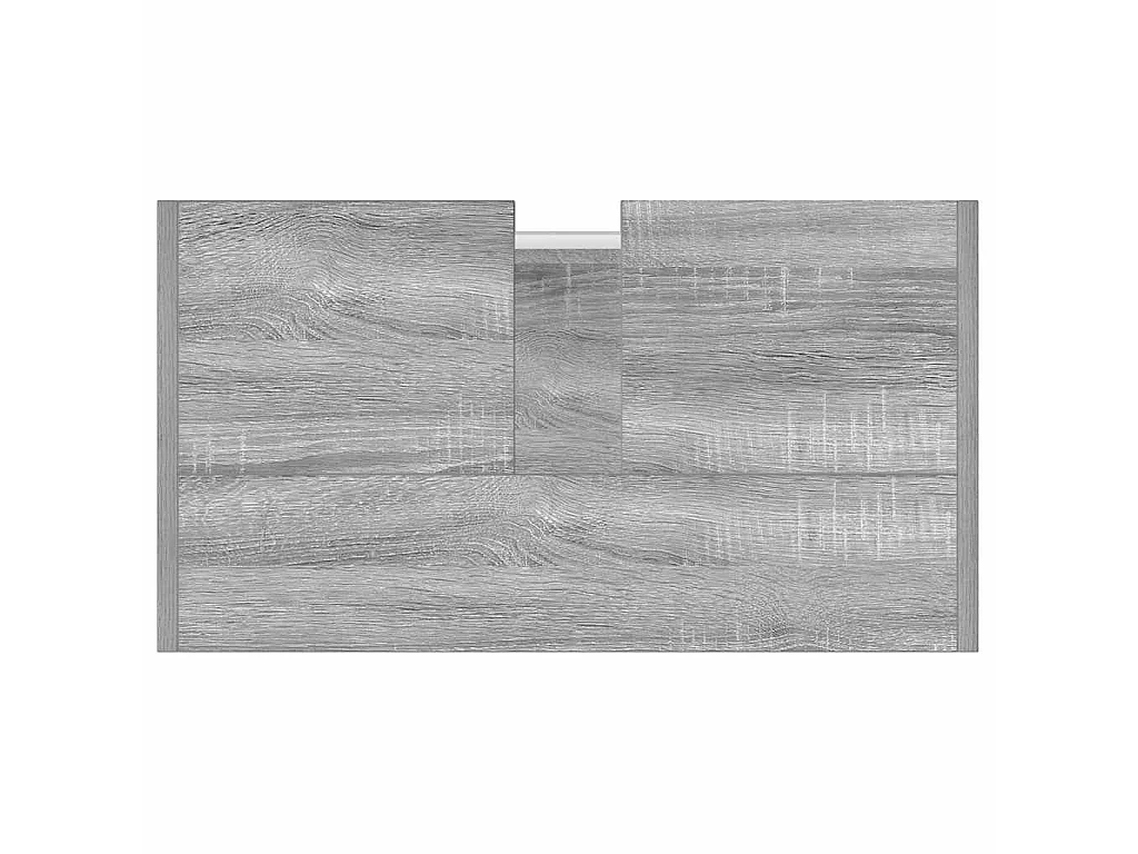 Armadietto Bagno Grigio Sonoma 60x33x60 cm in Legno Multistrato