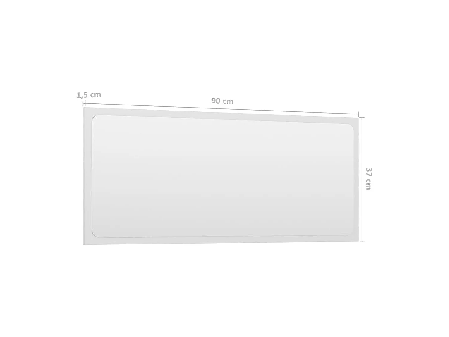 Conj. móveis casa de banho derivados madeira branco brilhante