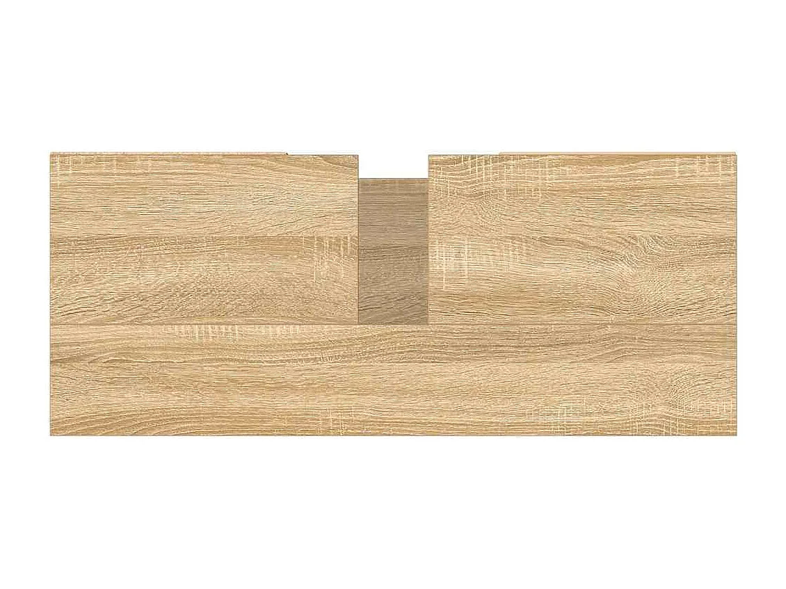 Armoire salle de bain chêne sonoma 80x33x60cm bois d'ingénierie