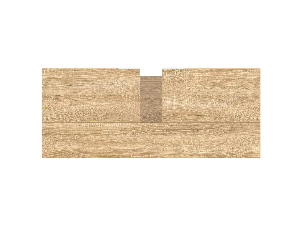 Armoire salle de bain chêne sonoma 80x33x60cm bois d'ingénierie