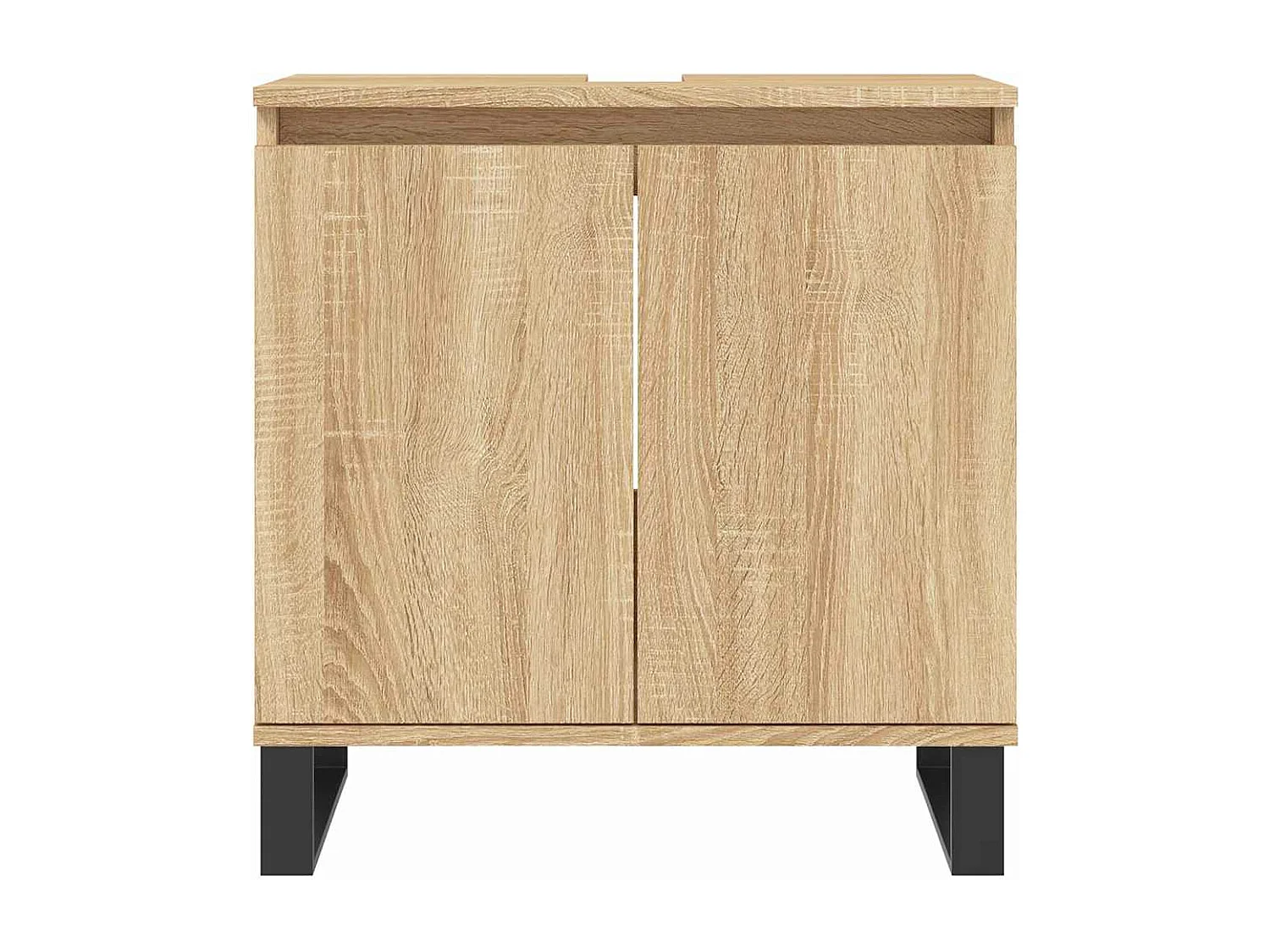 Armoire de bain chêne sonoma 58x33x60 cm bois d'ingénierie