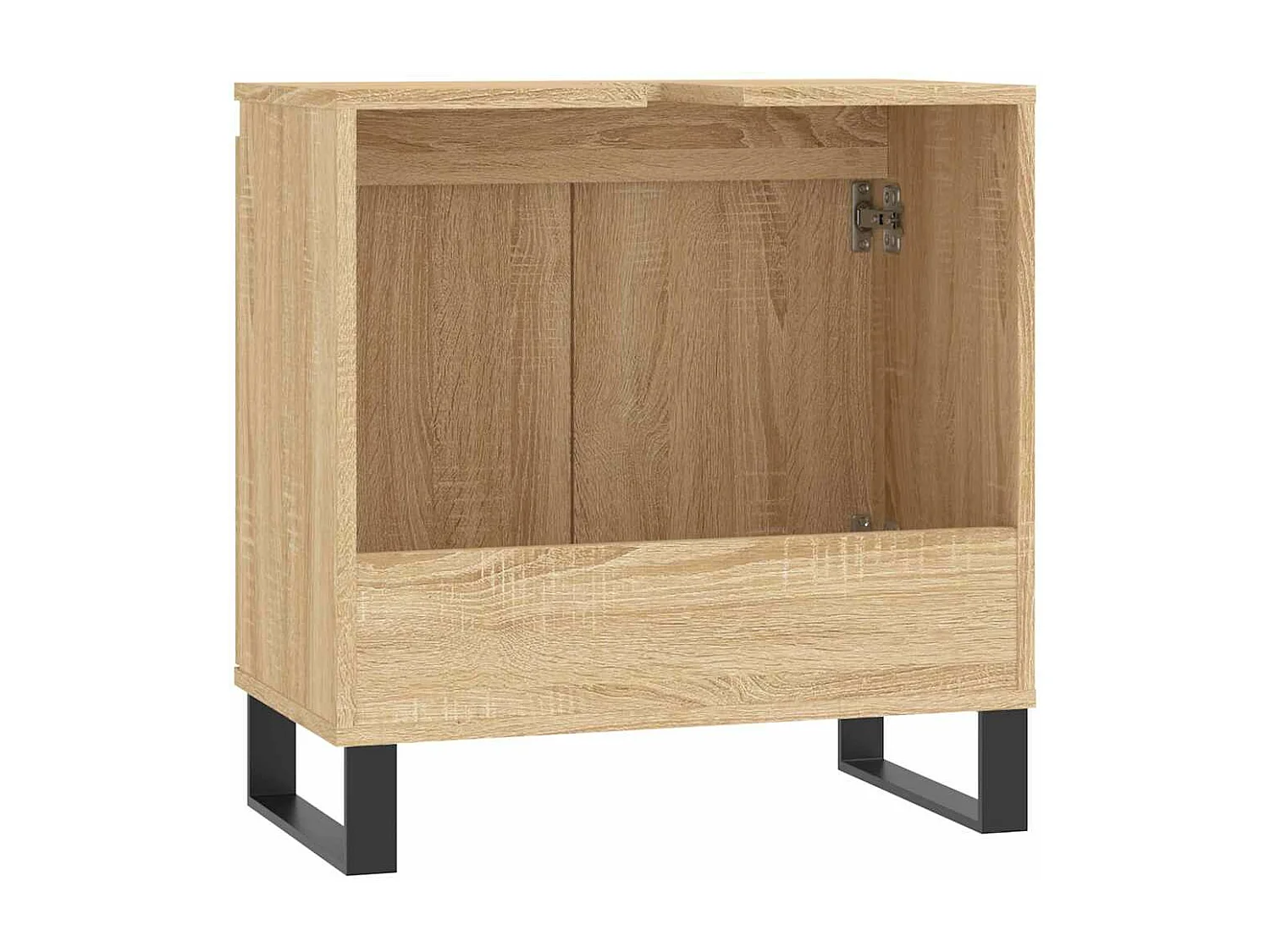 Armoire de bain chêne sonoma 58x33x60 cm bois d'ingénierie