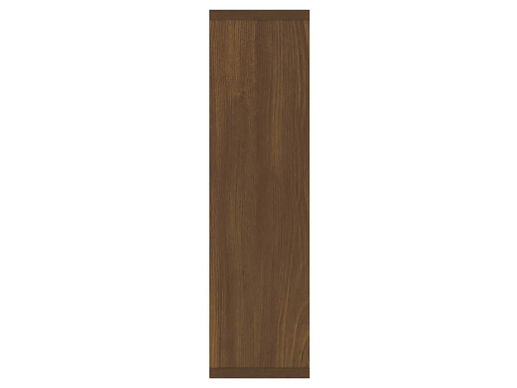 Armoire à miroir avec LED Chêne marron 76x15x55 cm