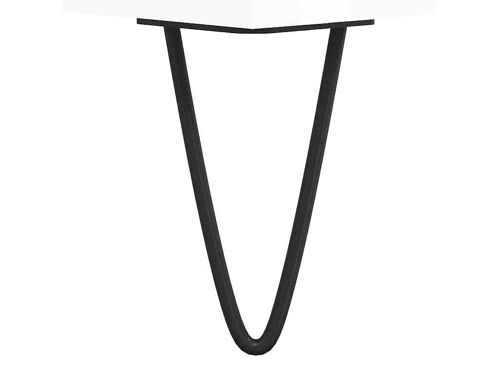 Armoire de bain blanc brillant 58x33x60 cm bois d'ingénierie