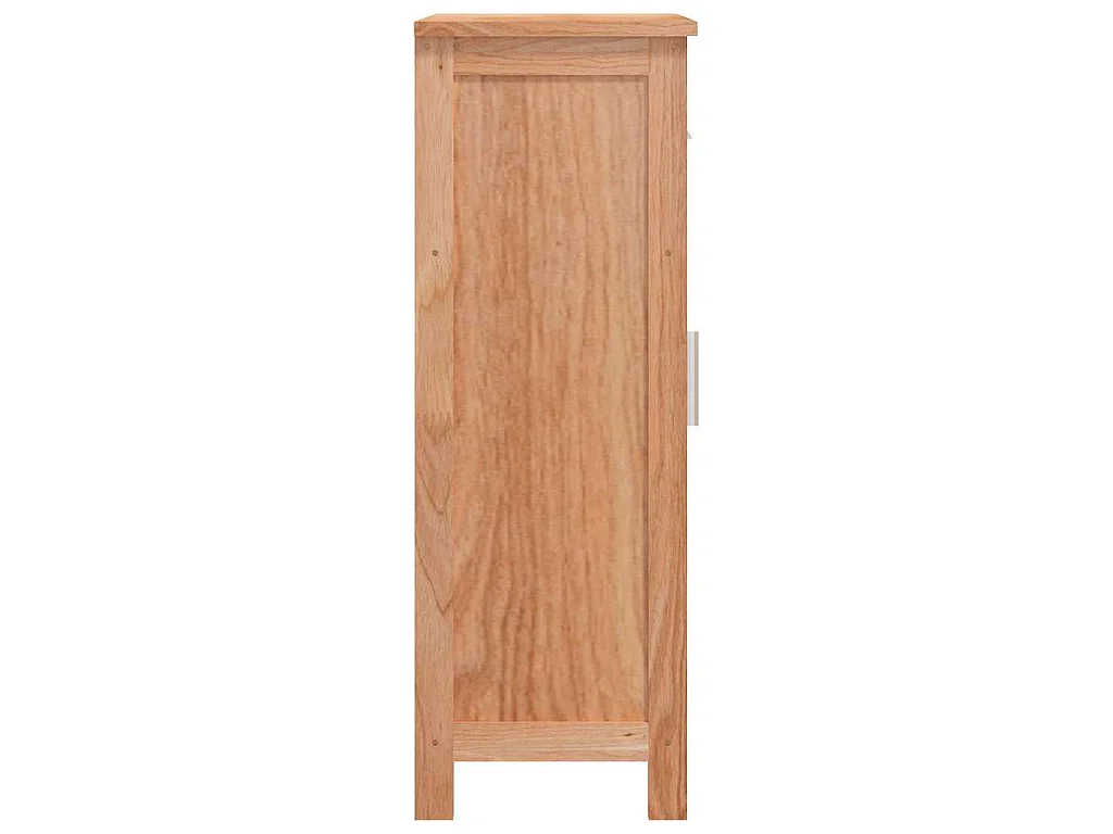 Badschrank 42x29x82 cm Massivholz Nussbaum