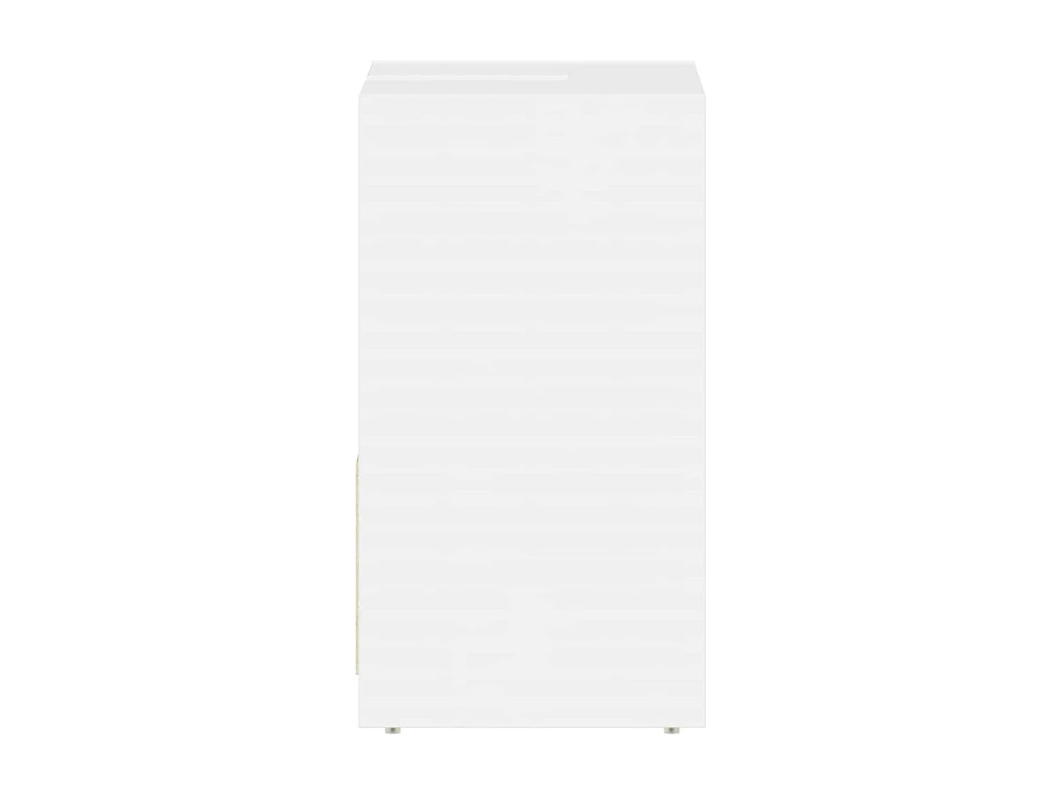 Armoire de salle de bain Blanc brillant Bois d'ingénierie