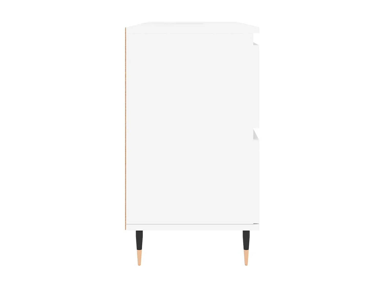 Mobile da Bagno Bianco 80x33x60 cm in Legno Multistrato