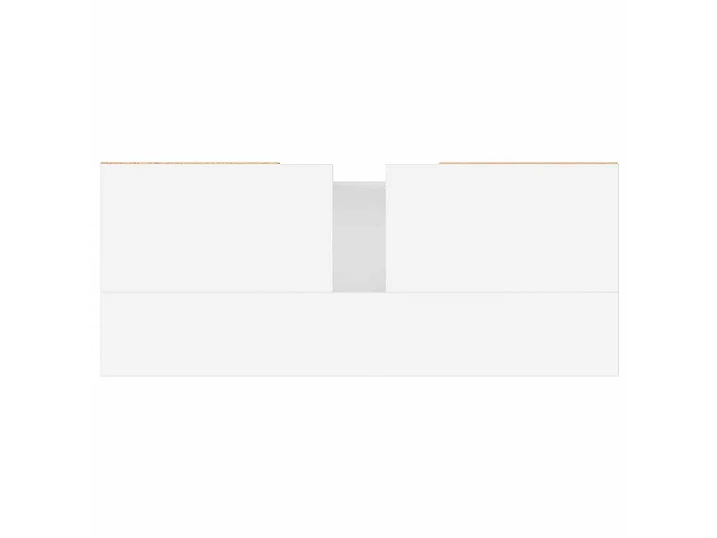 Badkamerkast 80x33x60 cm bewerkt hout wit