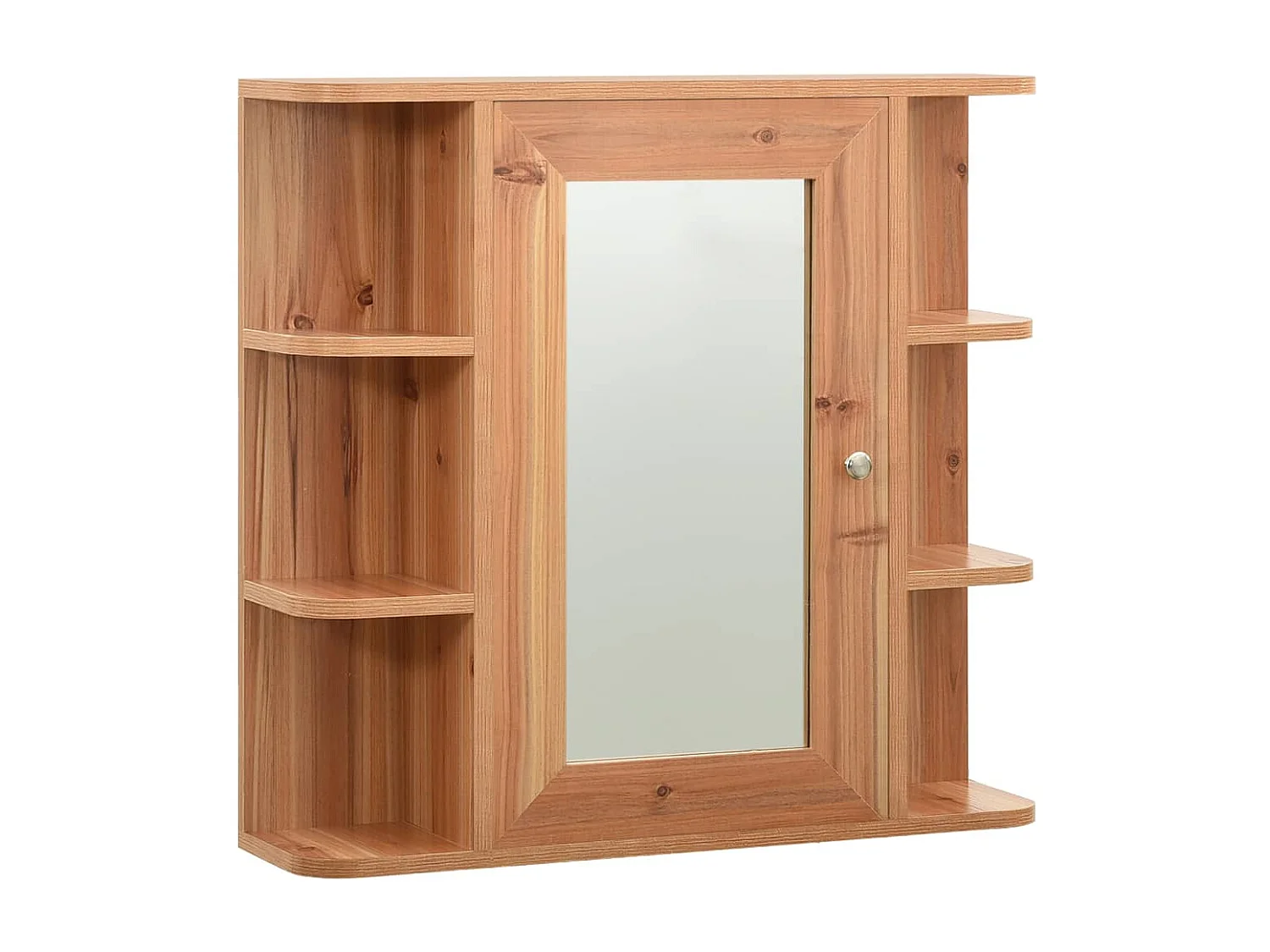 Bad-Spiegelschrank Eichefarben 66x17x63 cm MDF
