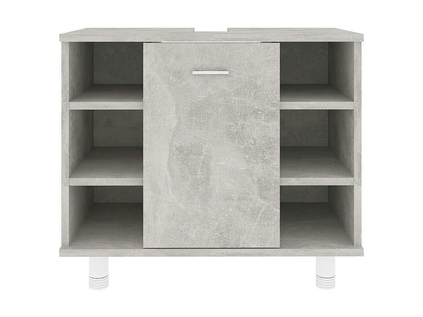 Mobile da Bagno Grigio Cemento 60x32x53,5 cm Legno Multistrato
