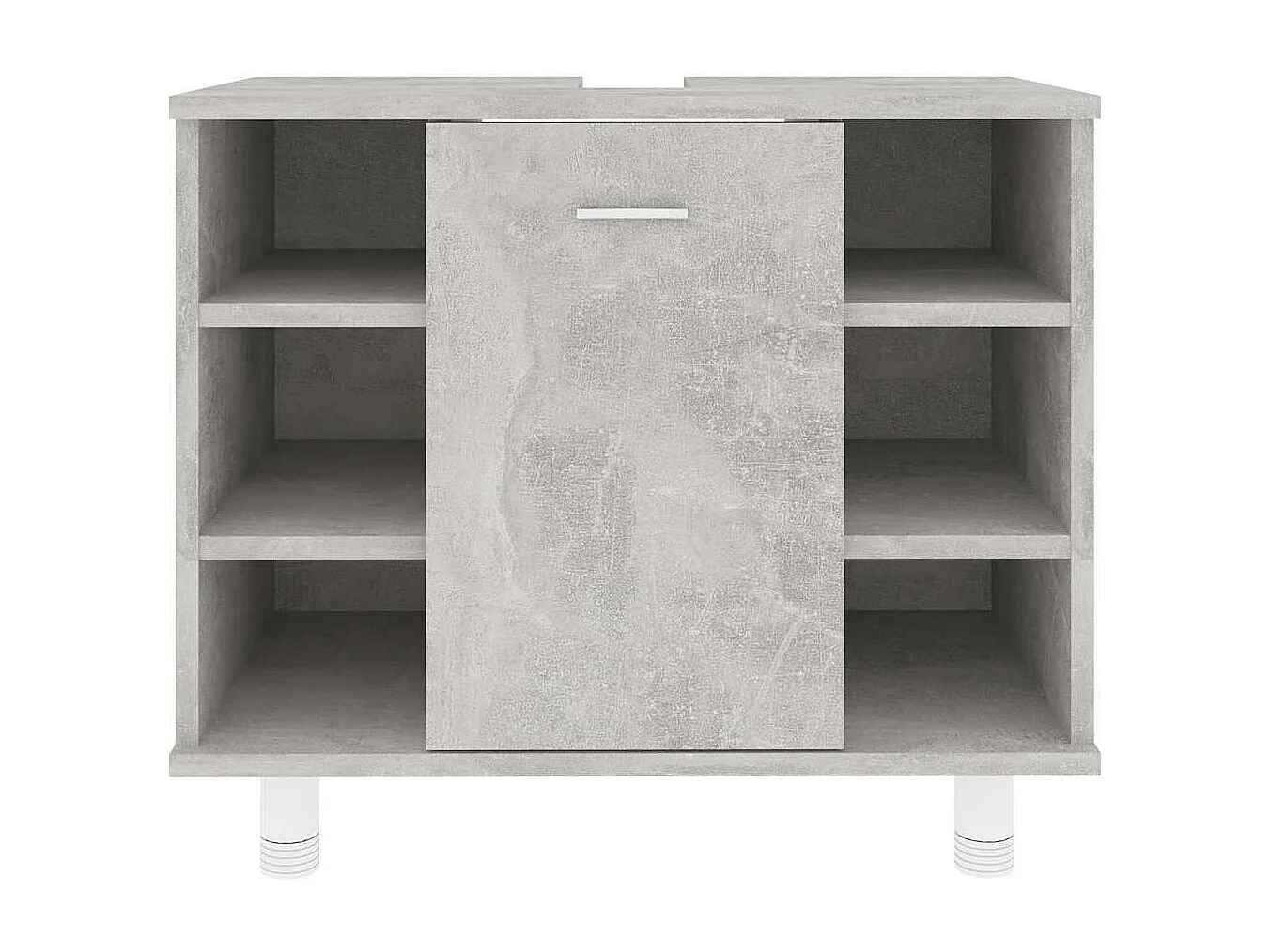 Mobile da Bagno Grigio Cemento 60x32x53,5 cm Legno Multistrato