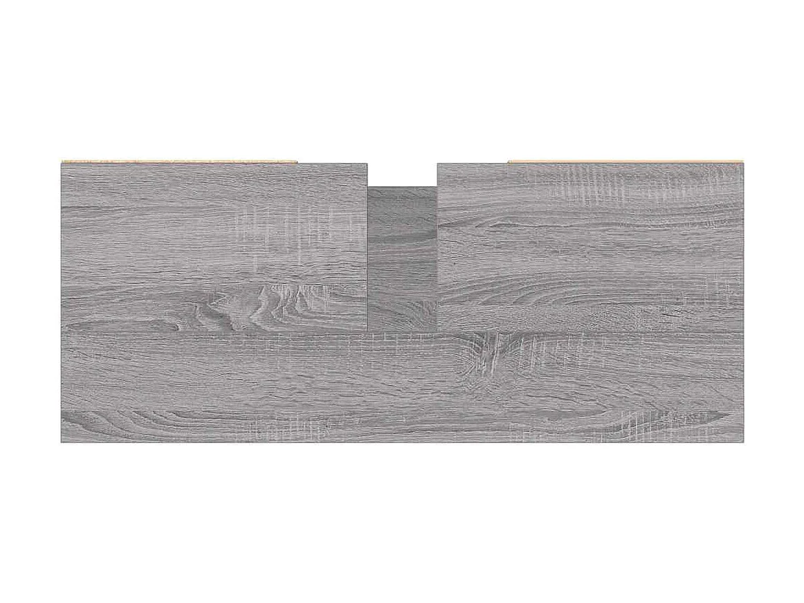 Armoire salle de bain sonoma gris 80x33x60 cm bois d'ingénierie