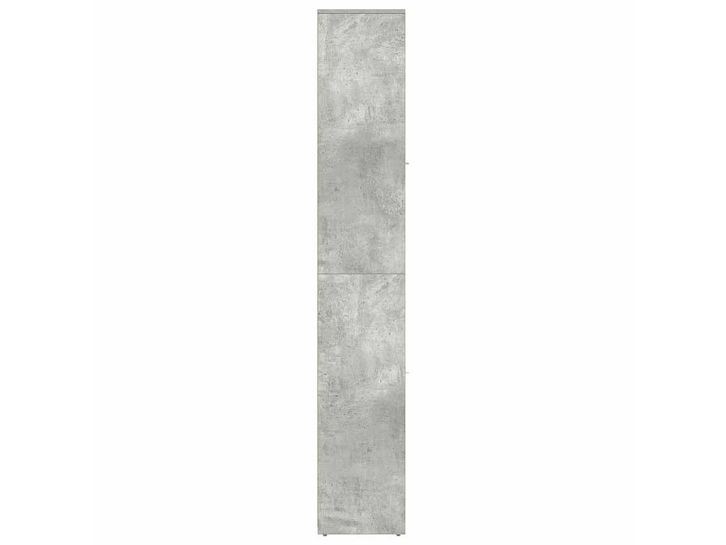 Armoire de salle de bain Gris béton Bois d'ingénierie