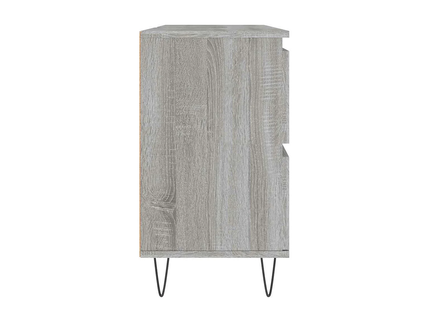 Armoire salle de bain sonoma gris 80x33x60 cm bois d'ingénierie