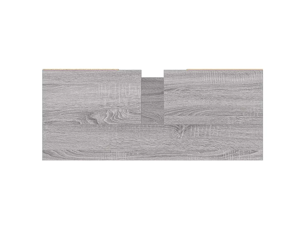 Mueble de baño madera de ingeniería gris Sonoma 80x33x60 cm