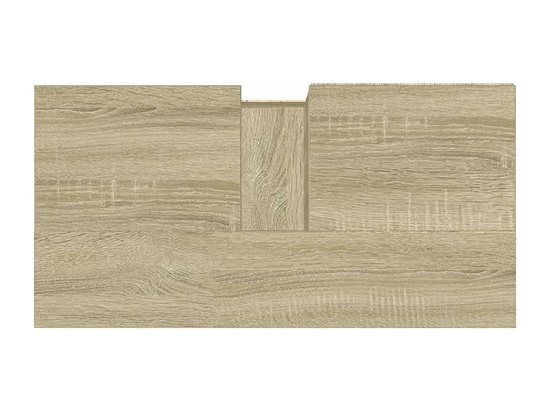 Armoire salle de bain chêne sonoma 65x33x60 cm