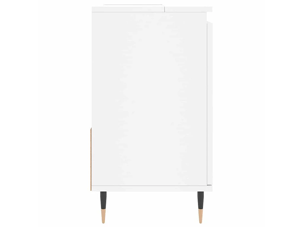 Armoire de salle de bain blanc 65x33x60 cm bois d'ingénierie