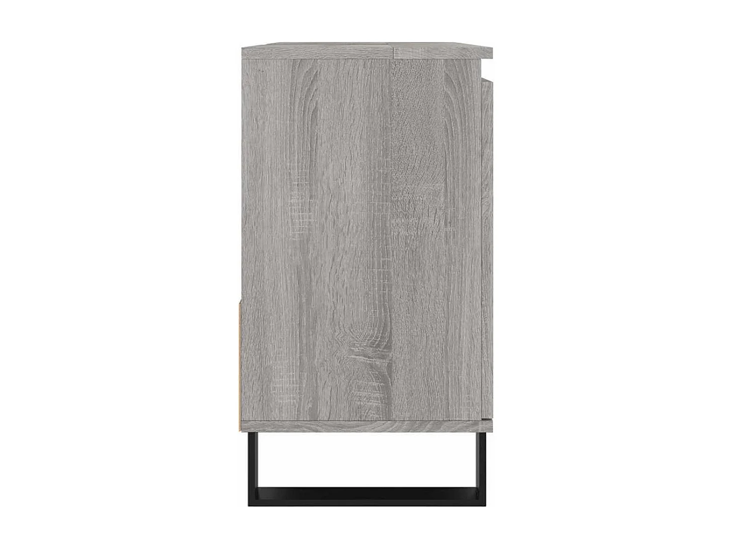 Badschrank Grau Sonoma 65x33x60 cm Holzwerkstoff