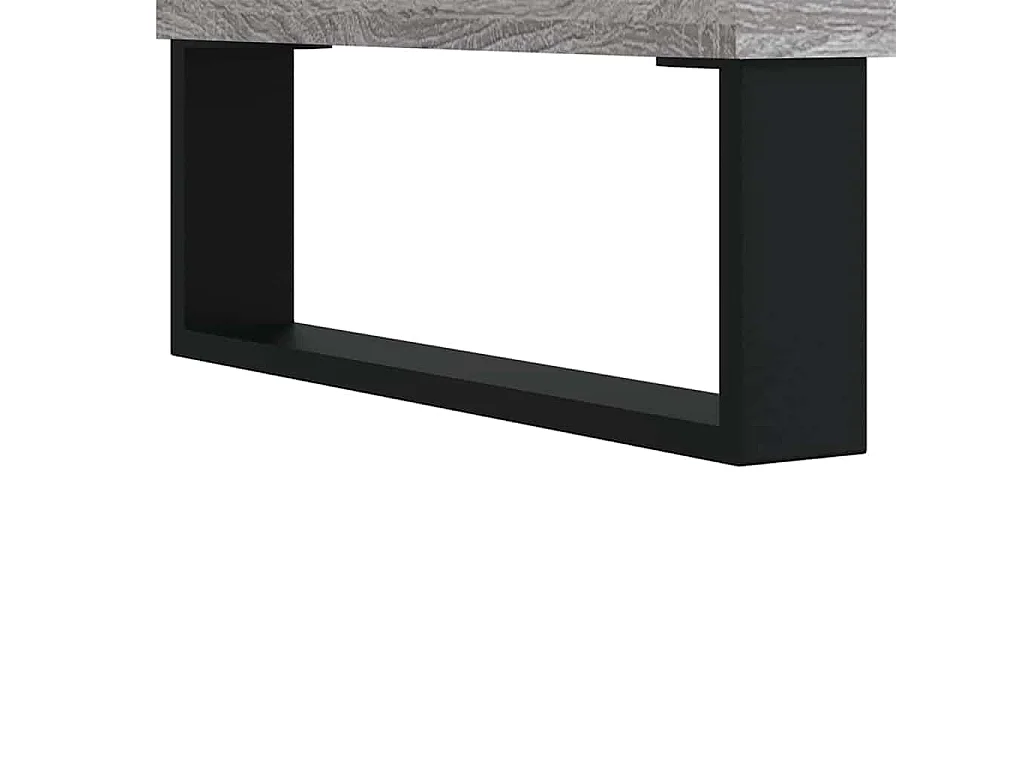 Badkamerkast 65x33x60 cm bewerkt hout grijs sonoma eikenkleurig