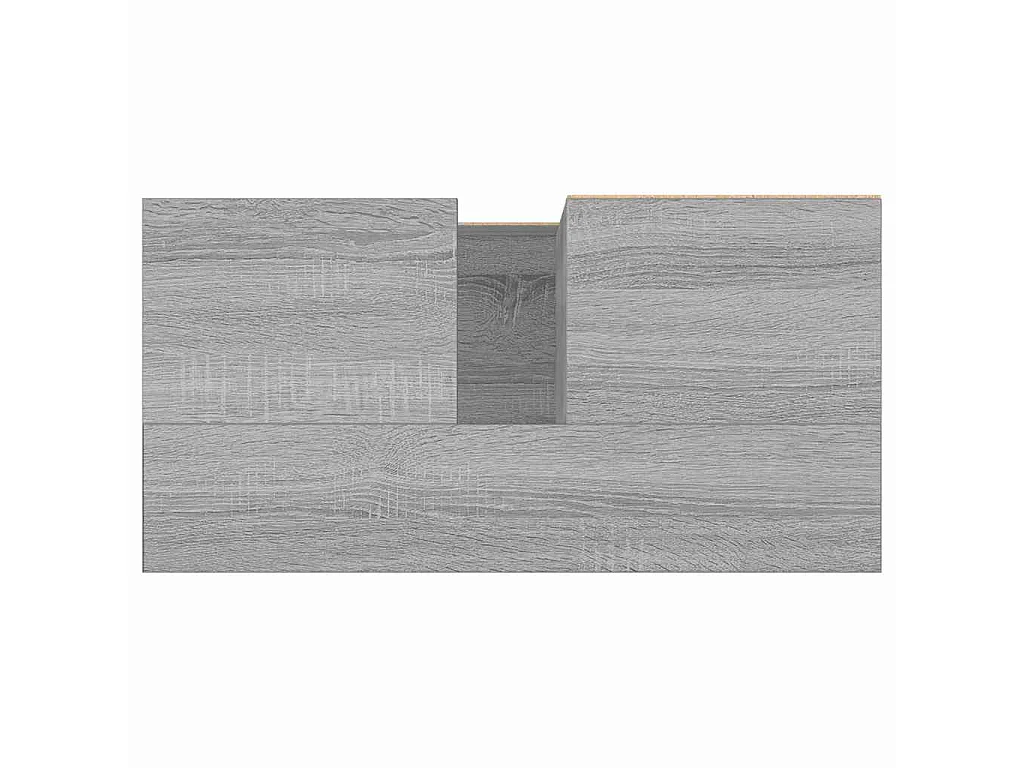 Armoire de bain sonoma gris 65x33x60 cm bois d'ingénierie