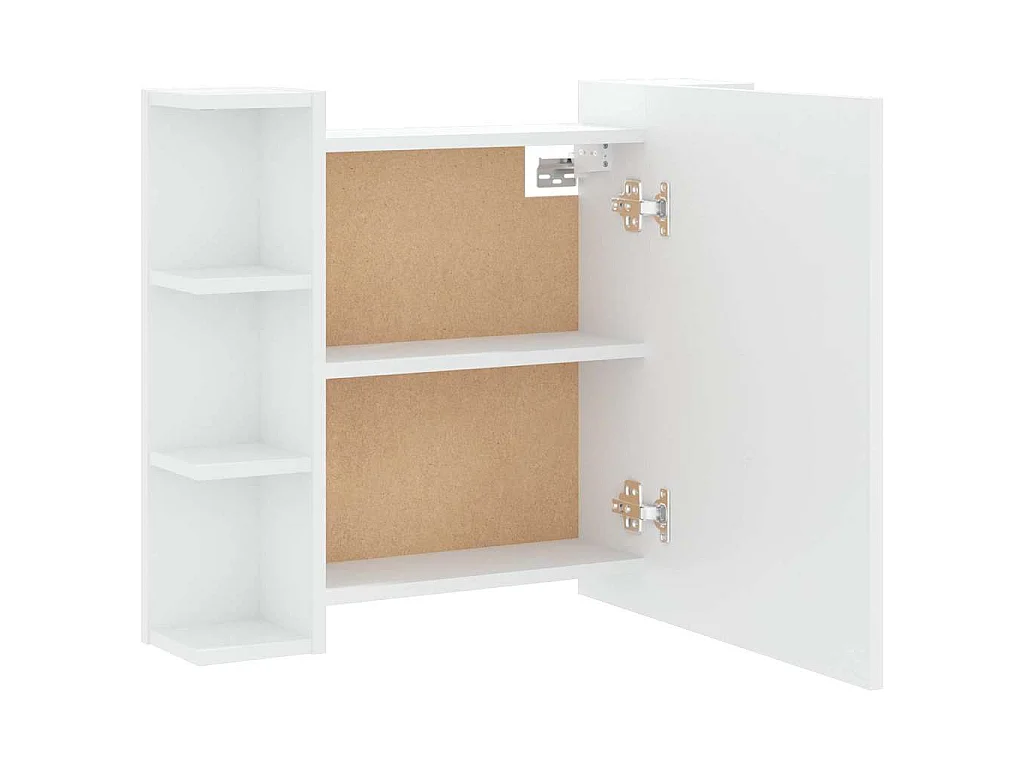 Armoire à miroir avec LED Blanc 70x16,5x60 cm