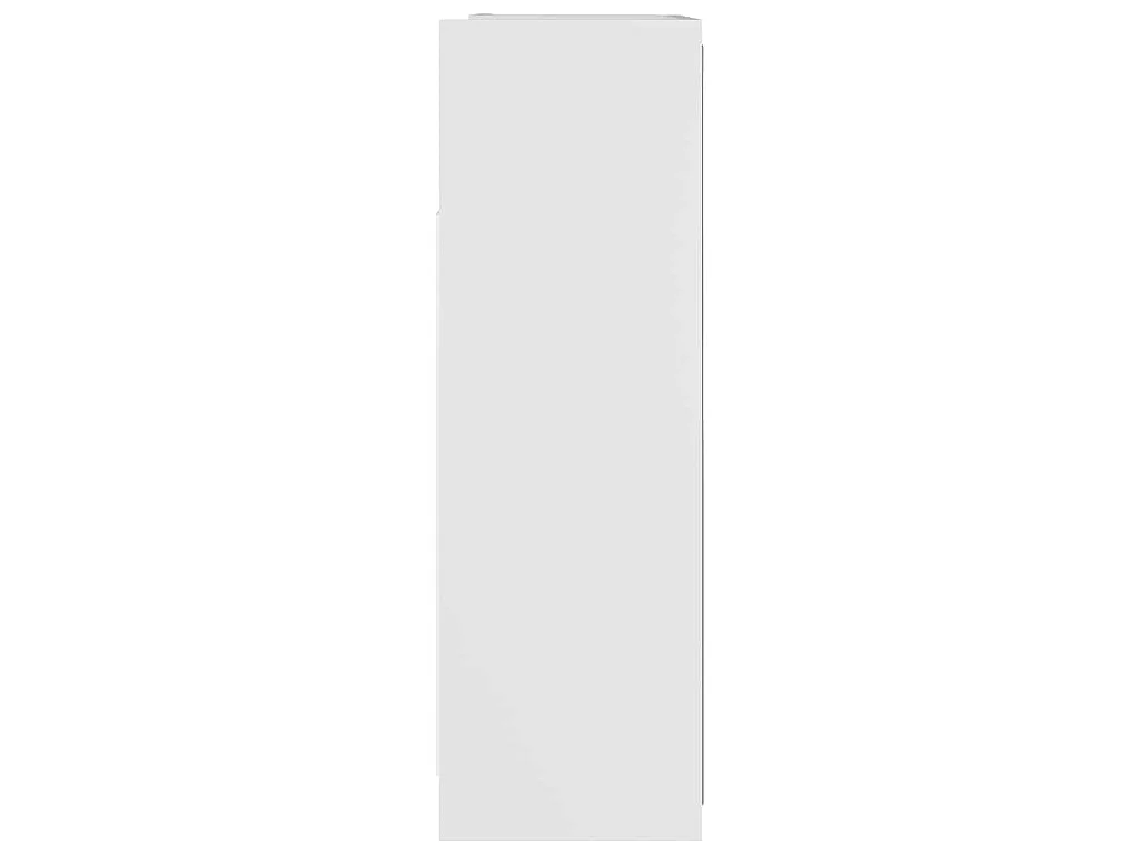 Armoire à miroir de salle de bain Blanc Bois d’ingénierie