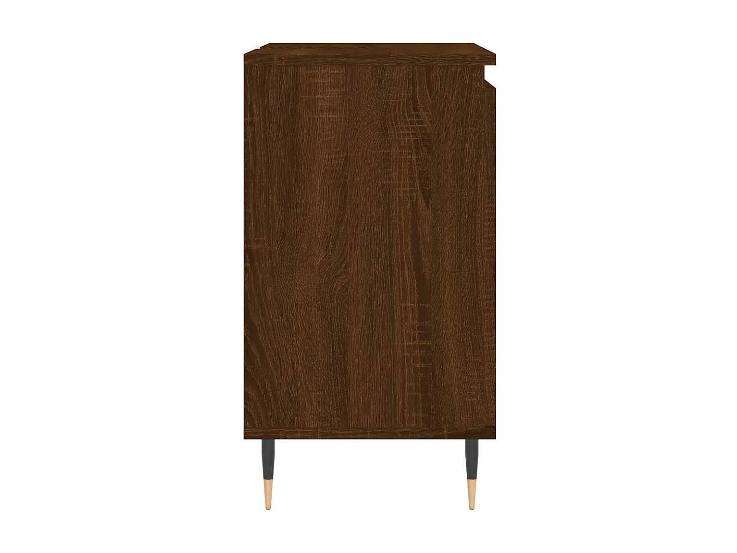 Badschrank Braun Eichen-Optik 58x33x60 cm Holzwerkstoff