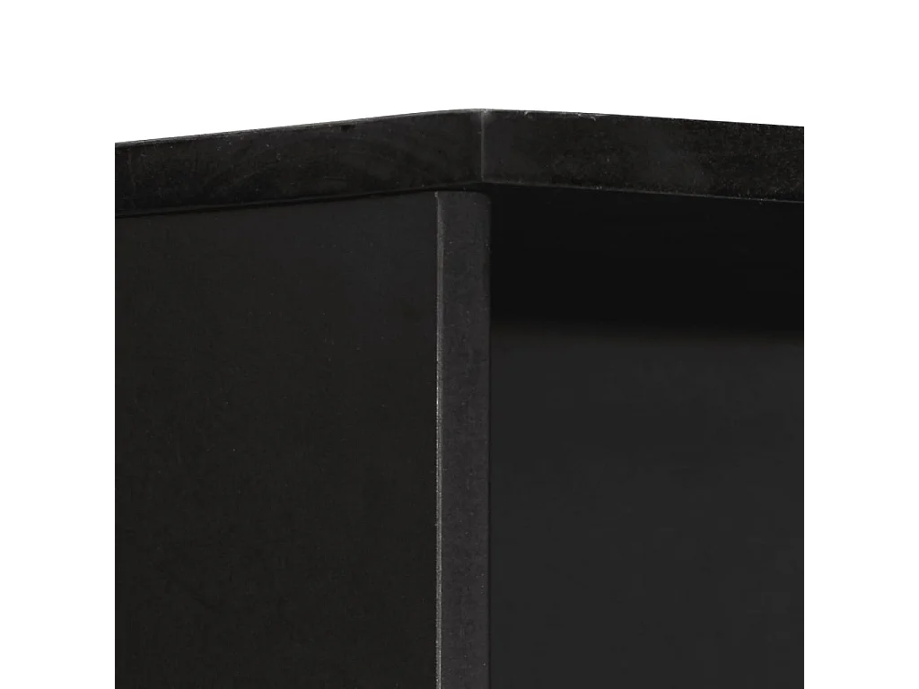 Badschrank 38x33x160 cm Massivholz Mango