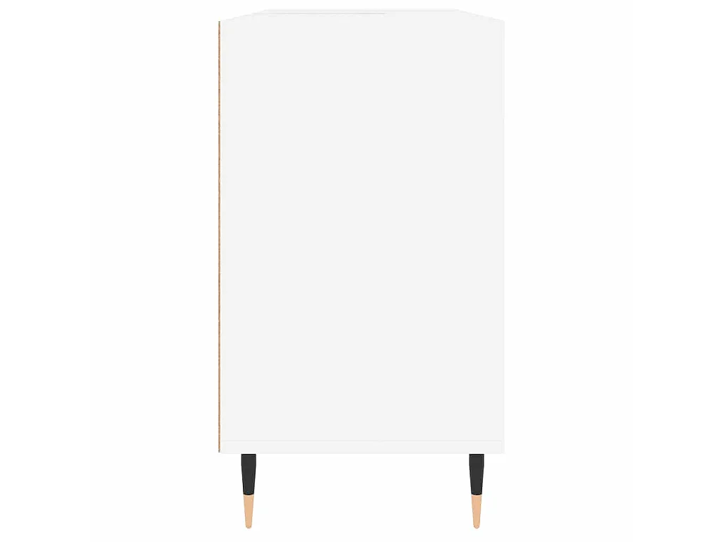Badkamerkast 80x33x60 cm bewerkt hout wit