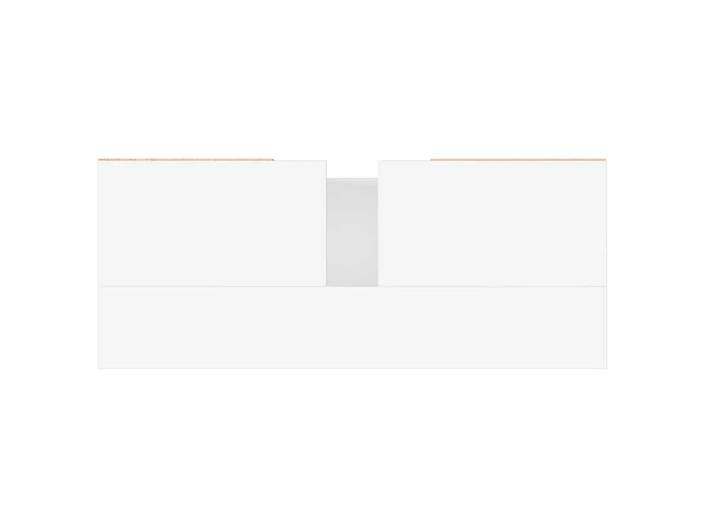 Mobile da Bagno Bianco 80x33x60 cm in Legno Multistrato