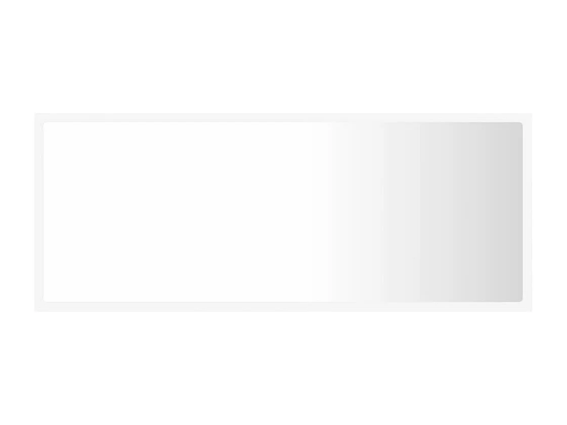 Specchio da Bagno con LED Bianco 100x8,5x37 cm in Acrilico