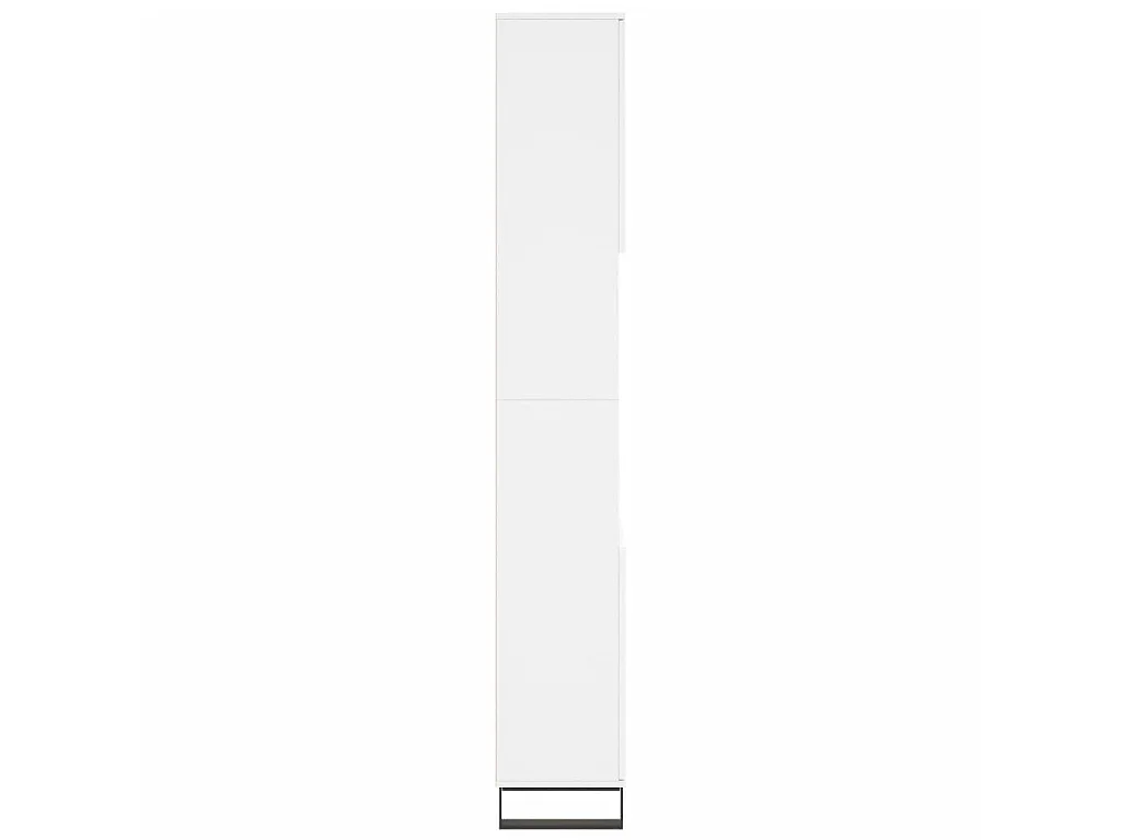 Badschrank Weiß 30x30x190 cm Holzwerkstoff