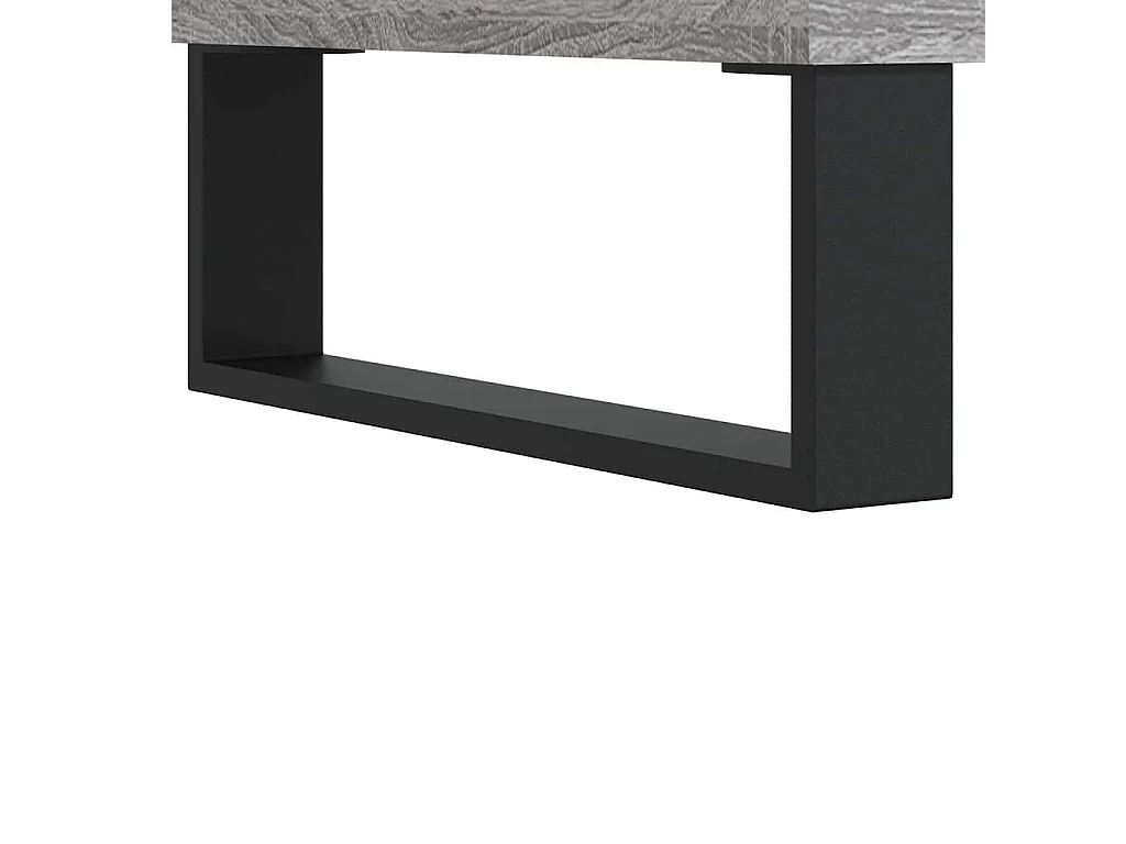 Mobile da Bagno Grigio Sonoma 80x33x60 cm in Legno Multistrato