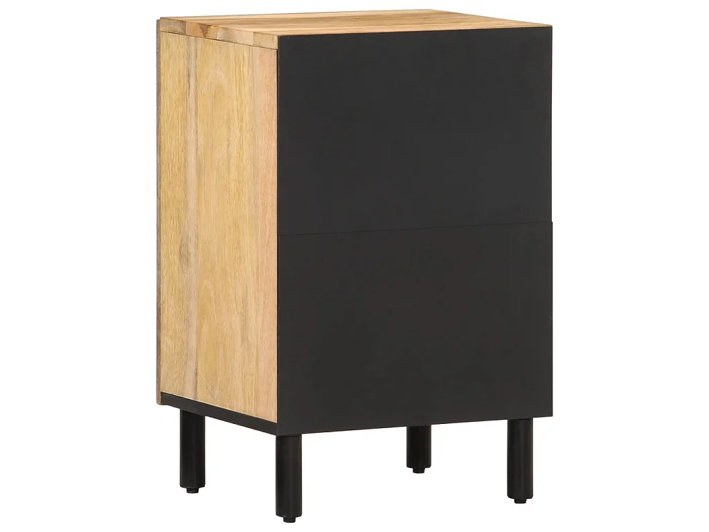 Mueble de baño madera maciza de mango 38x33x58 cm