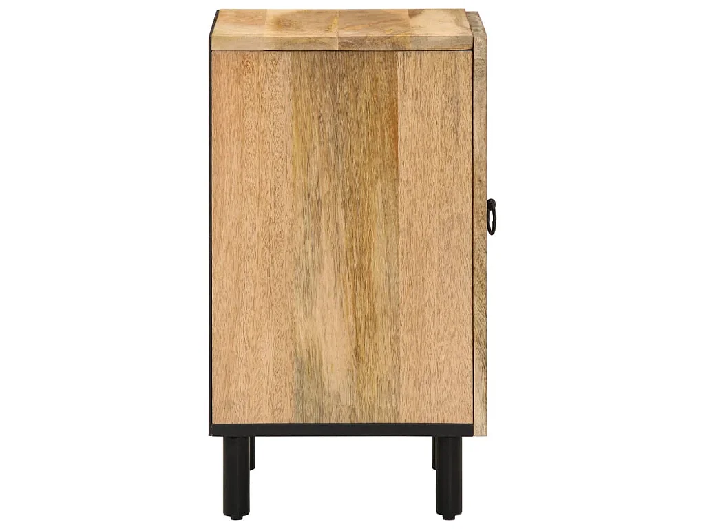 Mueble de baño madera maciza de mango 38x33x58 cm