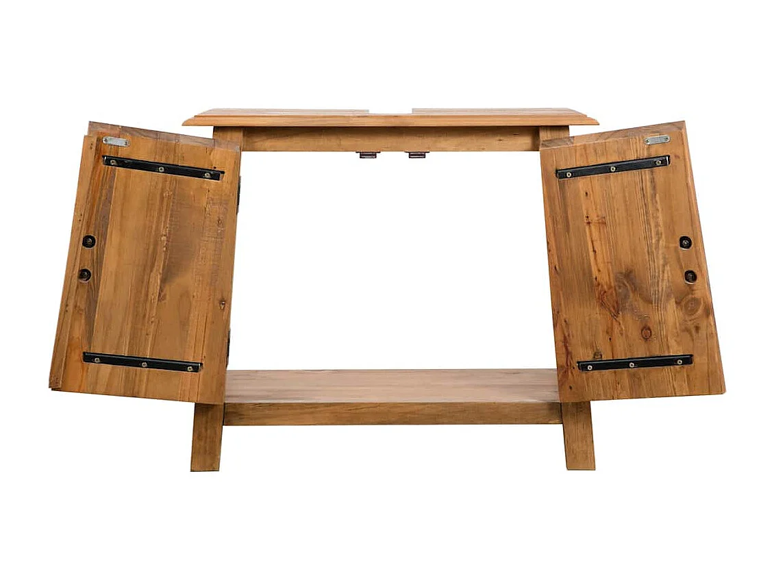 Mobilier de salle de bain Bois de pin massif