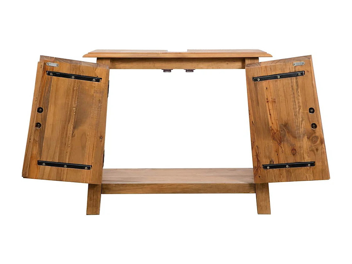 Mobilier de salle de bain Bois de pin massif