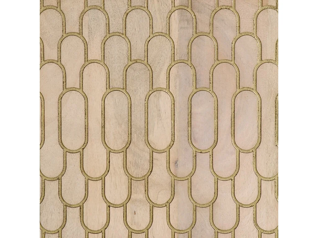 Armario de lavabo para baño madera maciza de mango 62x33x58 cm