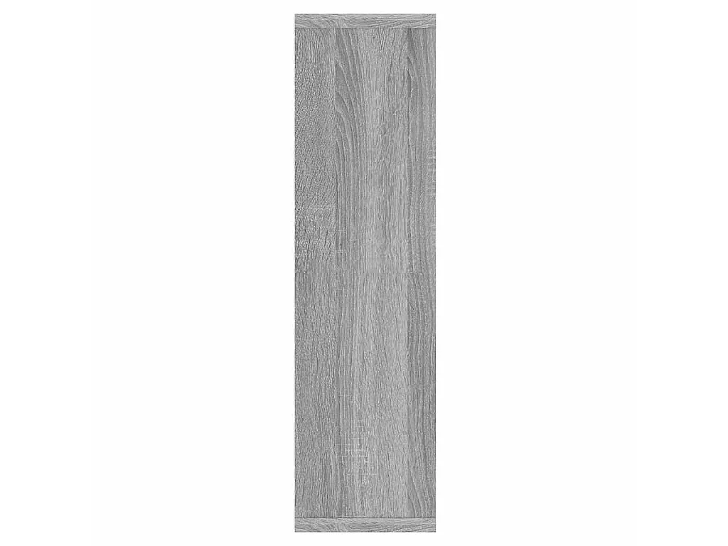 Armoire à miroir avec LED Sonoma gris 76x15x55 cm