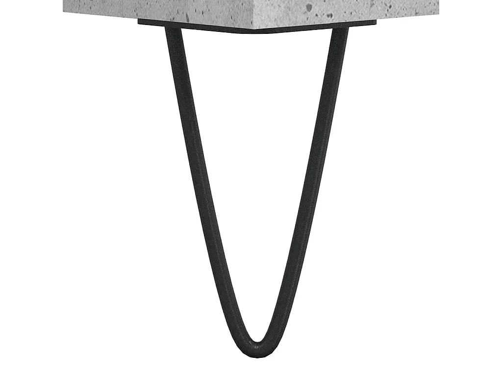 Badschrank Betongrau 58 x 33 x 60 cm Holzwerkstoff