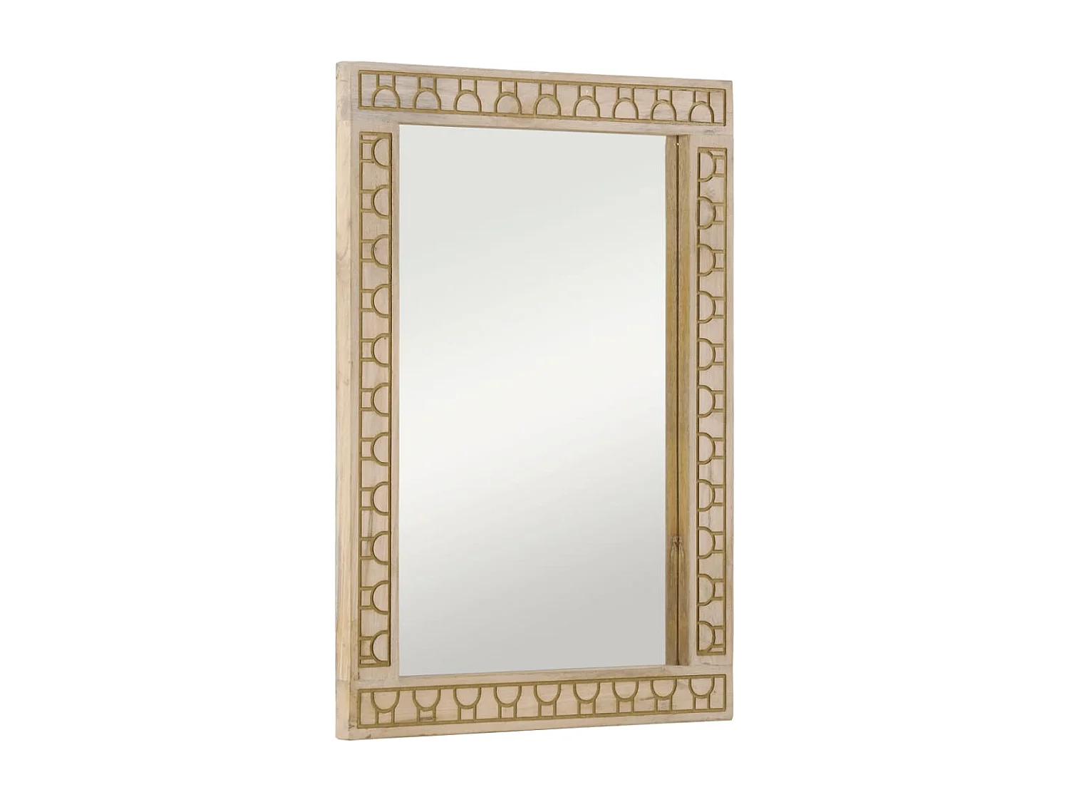 Conjunto de muebles de baño 3 piezas madera maciza de mango