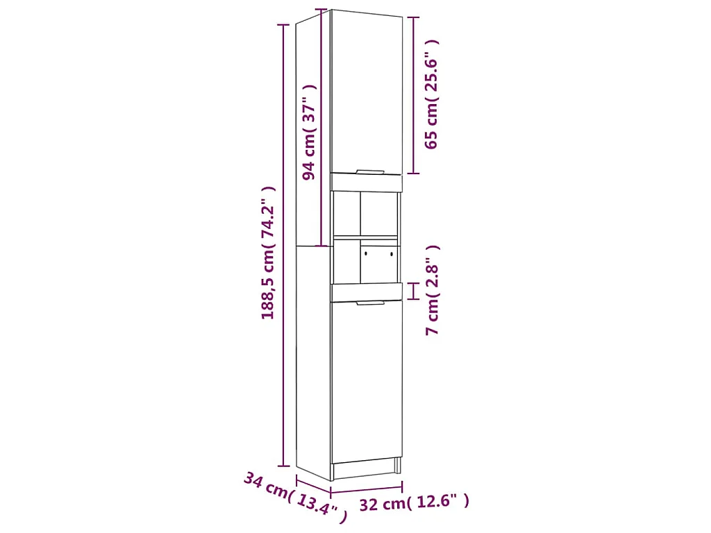 Meubles de salle de bain 5 pcs Blanc Bois d'ingénierie