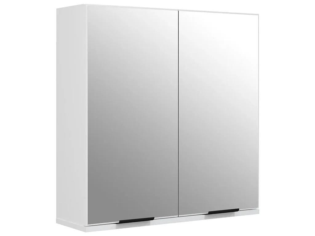 Meubles de salle de bain 5 pcs Blanc Bois d'ingénierie
