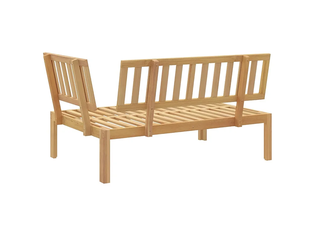 Garten-Ecksofa aus Paletten Massivholz Akazie
