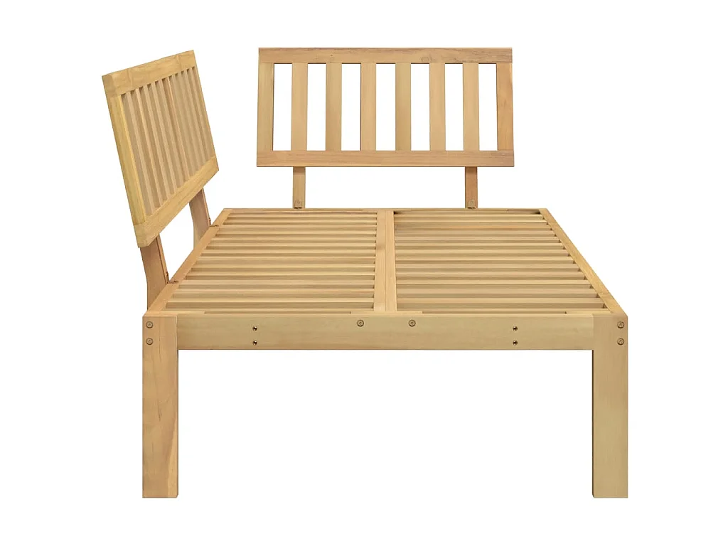Garten-Ecksofa aus Paletten Massivholz Akazie