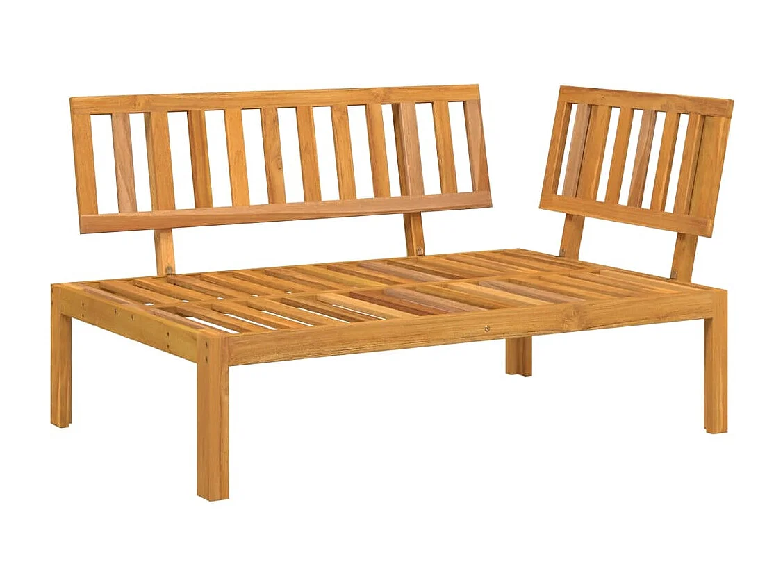 Tuinhoekbank pallet massief acaciahout