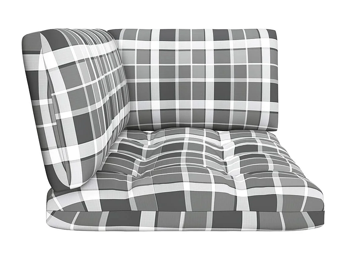 Canapé d'angle palette de jardin noir bois de pin imprégné