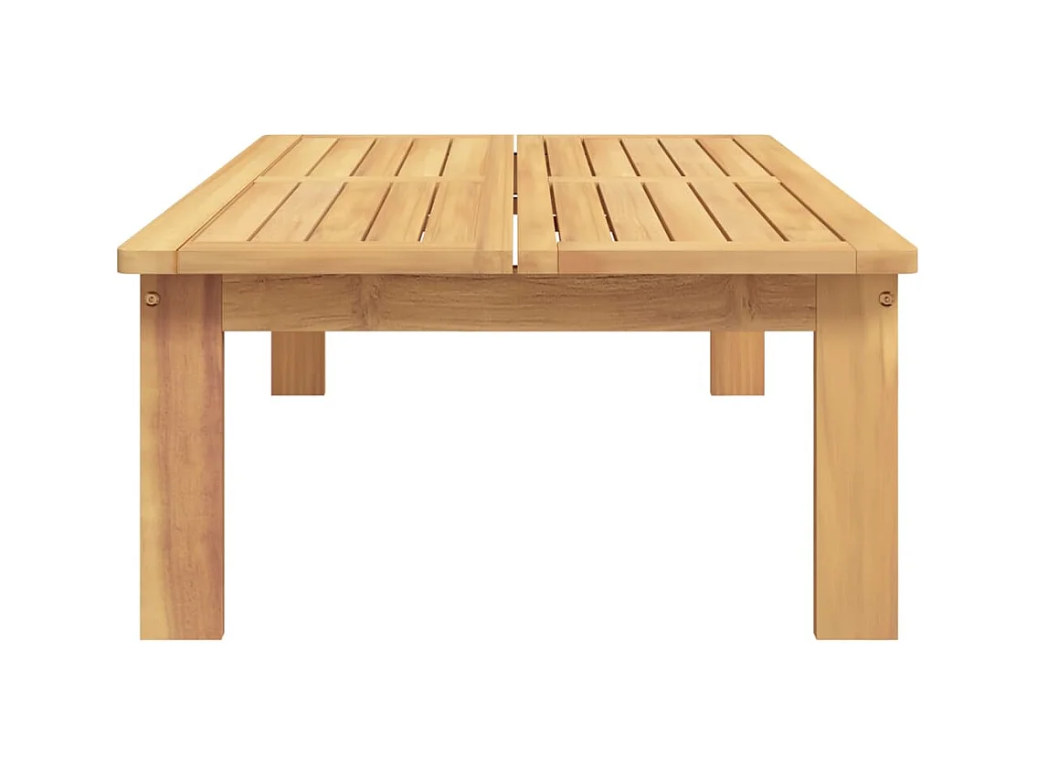 Table de jardin 100x60x30 cm bois d'acacia solide